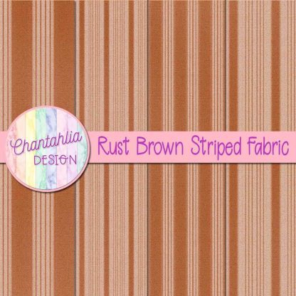 Free rust brown striped fabric digital papers
