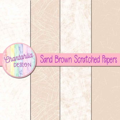 Free sand brown scratched digital papers