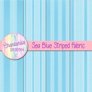 Free sea blue striped fabric digital papers