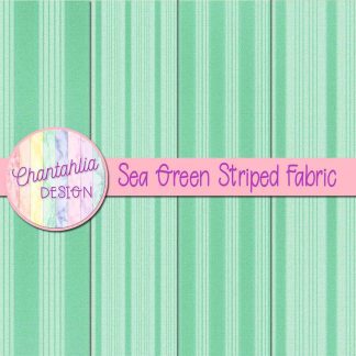 Free sea green striped fabric digital papers