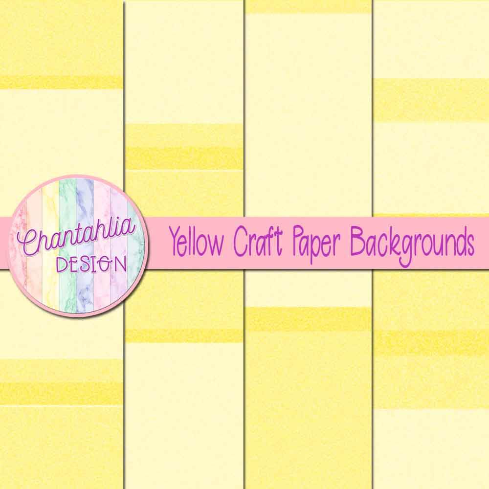 Free Digital Papers Featuring Yellow Craft Paper Backgrounds Designs