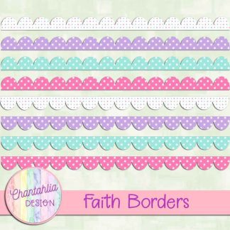 Free border design elements in a Faith theme