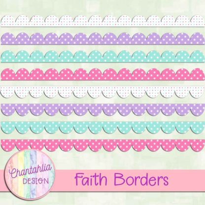 Free border design elements in a Faith theme