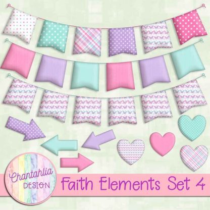 Free design elements in a Faith theme
