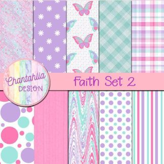 Free digital papers in a Faith theme
