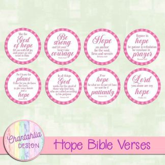 Free Bible verses in a Hope theme