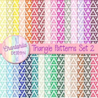 free digital papers featuring a triangles patterns design