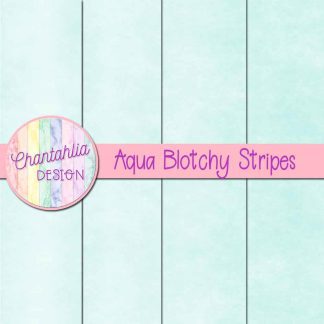 Free aqua blotchy stripes digital papers