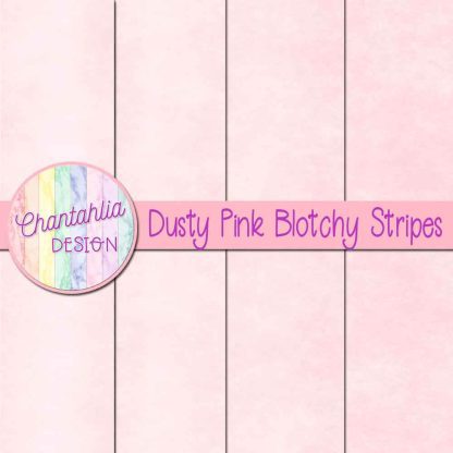 Free dusty pink blotchy stripes digital papers