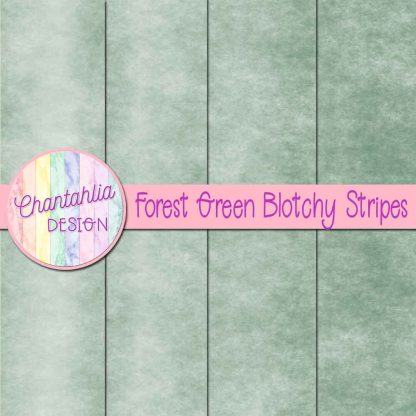 Free forest green blotchy stripes digital papers