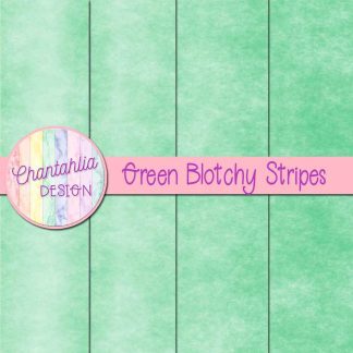Free green blotchy stripes digital papers