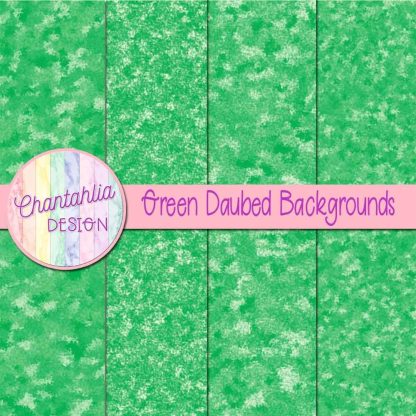Free green daubed backgrounds