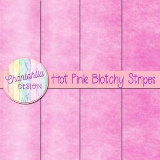 Free hot pink blotchy stripes digital papers