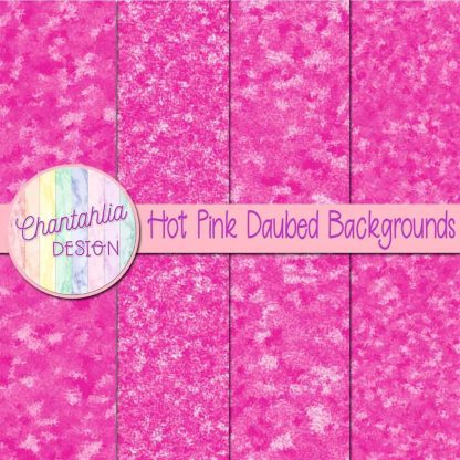 Free hot pink daubed backgrounds