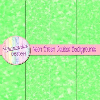 Free neon green daubed backgrounds