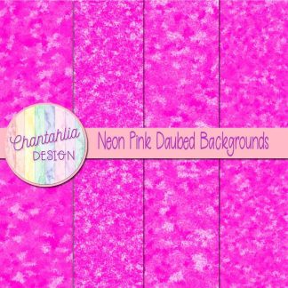 Free neon pink daubed backgrounds