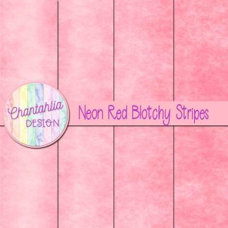 Free neon red blotchy stripes digital papers