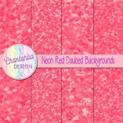 Free neon red daubed backgrounds