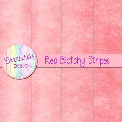 Free red blotchy stripes digital papers