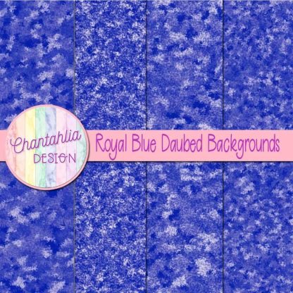 Free royal blue daubed backgrounds