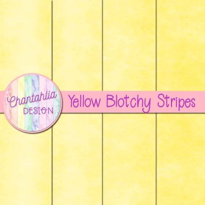 Free yellow blotchy stripes digital papers