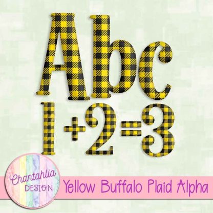Free yellow buffalo plaid alpha