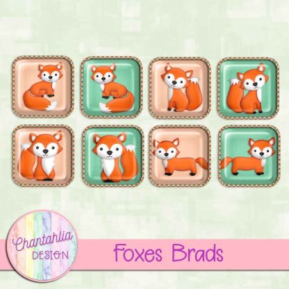 Free brads in a Foxes theme