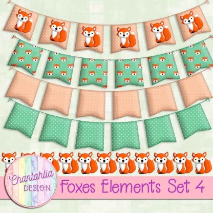 Free design elements in a Foxes theme