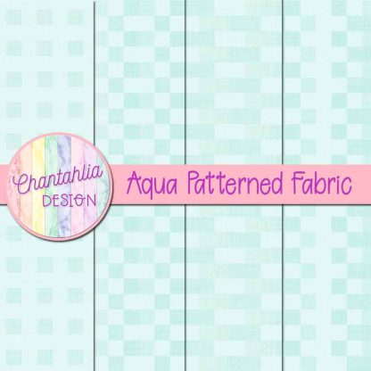Free aqua patterned fabric backgrounds