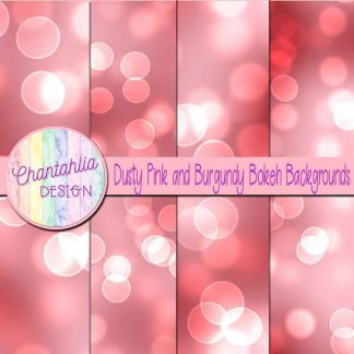 Free dusty pink and burgundy bokeh backgrounds