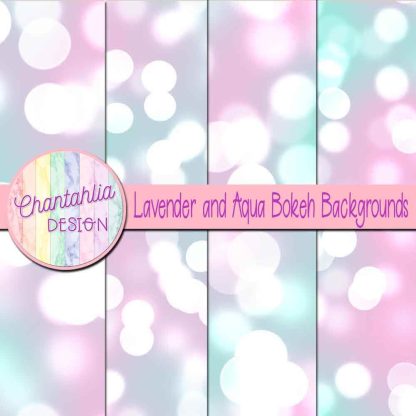 Free lavender and aqua bokeh backgrounds