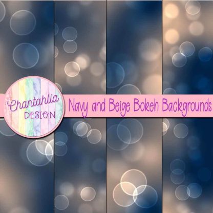 Free navy and beige bokeh backgrounds