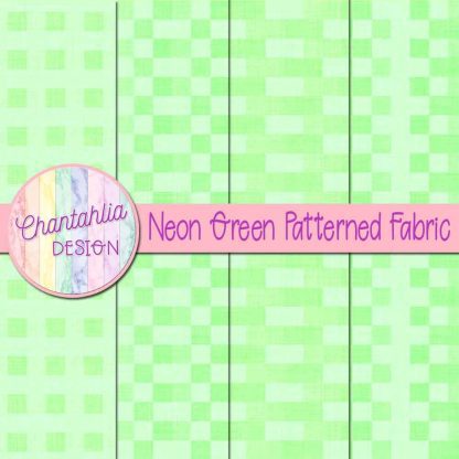 Free neon green patterned fabric backgrounds