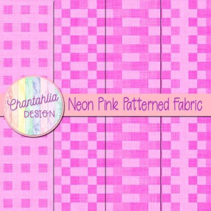 Free neon pink patterned fabric backgrounds