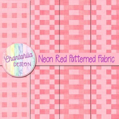 Free neon red patterned fabric backgrounds