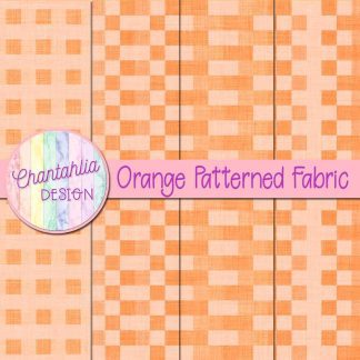 Free orange patterned fabric backgrounds