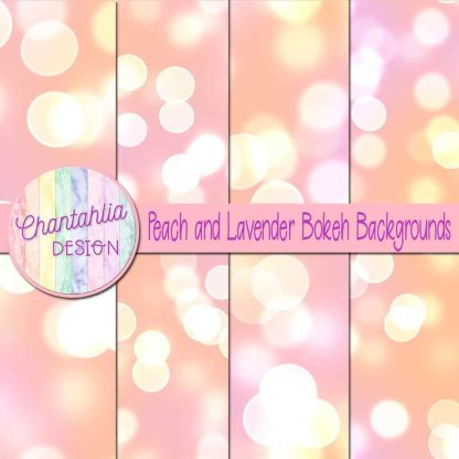 Free peach and lavender bokeh backgrounds