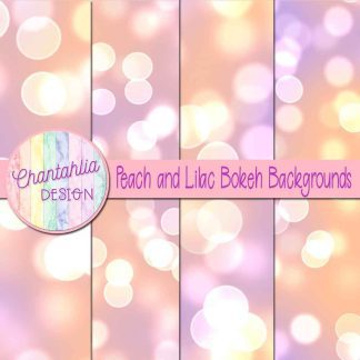 Free peach and lilac bokeh backgrounds