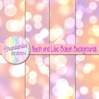 Free peach and lilac bokeh backgrounds