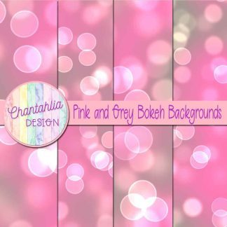 Free pink and grey bokeh backgrounds