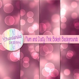 Free plum and dusty pink bokeh backgrounds