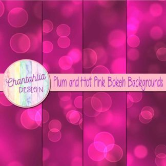 Free plum and hot pink bokeh backgrounds