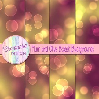 Free plum and olive bokeh backgrounds