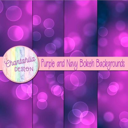 Free purple and navy bokeh backgrounds