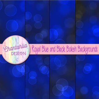 Free royal blue and black bokeh backgrounds