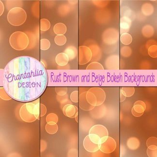 Free rust brown and beige bokeh backgrounds