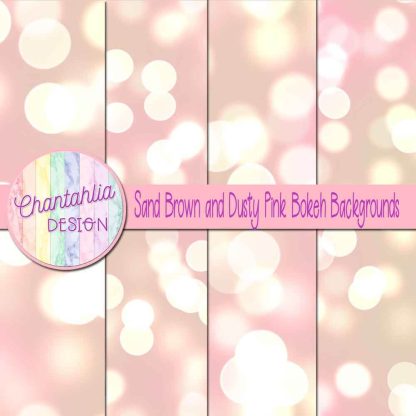Free sand brown and dusty pink bokeh backgrounds