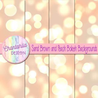 Free sand brown and peach bokeh backgrounds