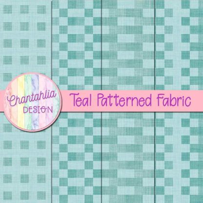 Free teal patterned fabric backgrounds