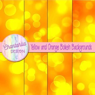 Free yellow and orange bokeh backgrounds